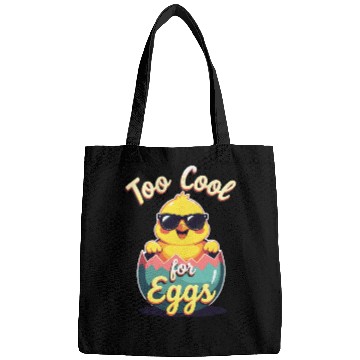 Discover Too Cool for Eggs Easter Chick Bags