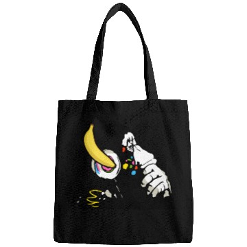 Discover DJ chimpanzee , Banana headphones Bags