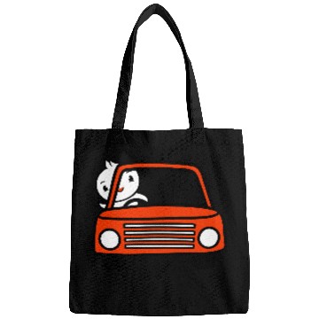 Discover Duck Car Driver Fast Vehicle Greeting Waving Cute Bags