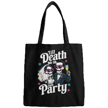 Discover Funny Skeleton Bride and Groom Till Death Do Party Bags
