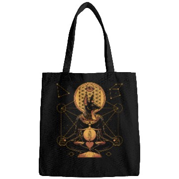 Discover Anubis Ancient Egypt Sacred Geometry Balance Bags