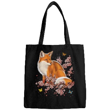 Discover Fox Cherry Blossom Bags