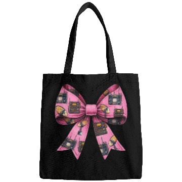Discover Coquette Bow Ham Radio Pattern Operator Bags