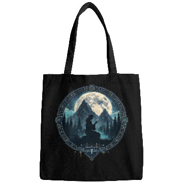 Discover Man in hat and Moon Bags
