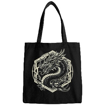 Discover Fierce Tribal Dragon Bags