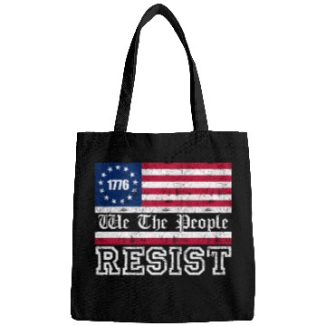 Discover 1776 Resist Trump Protest Anti Political US Fla Bags