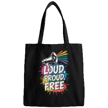 Discover Loud Proud Free Colorful Expression Bags