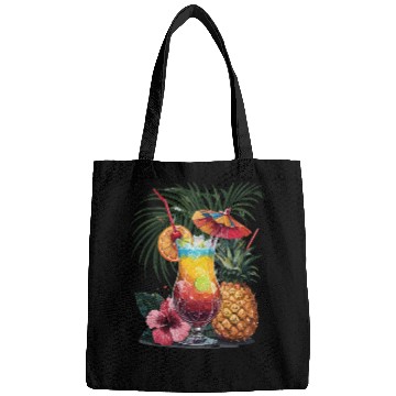 Discover Tropical Vibes with Pineapple and Cocktail Bags