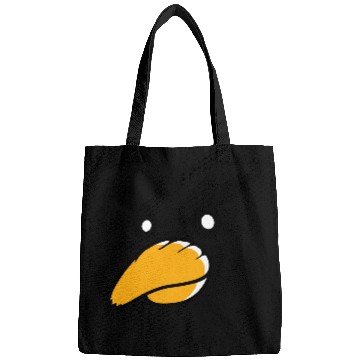 Discover Raven bird looks evil cool funny comic humor face Bags