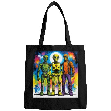 Discover The alien and the robot Bags