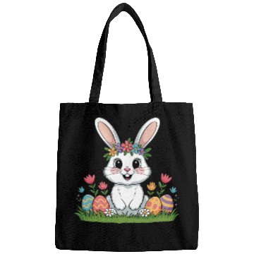 Discover Easter Bunny Flower Crown Spring Eggs Bags
