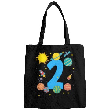 Discover Space Number Two Adventure Fun Birthday Bags