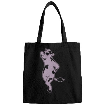 Discover Elegant Cow Model Silhouette Farm Bags