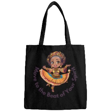 Discover Chibi Afro Dancer – Spirit in Motion Bags