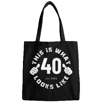 Discover 40 Year Old Birthday design for men born in 1985 Bags