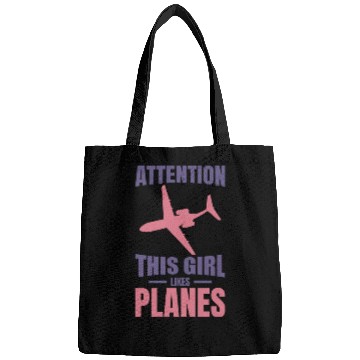 Discover Plane Lover Girl Bags