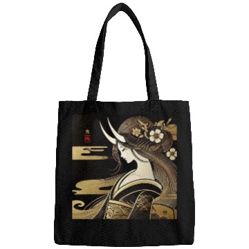Discover Oni girl in Kimono Bags