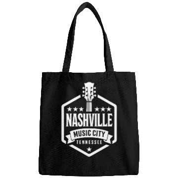 Discover Nashville Music City Guitar Tennessee Bags