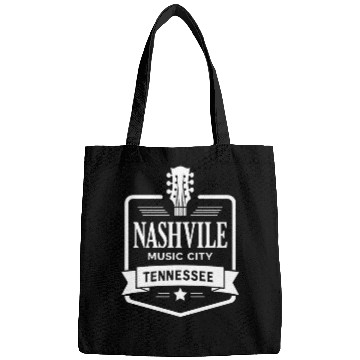 Discover Nashville Music City Guitar Tennessee Bags