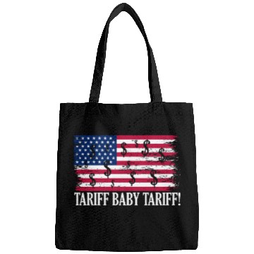 Discover Tariff Baby Tariff American Flag Trump Tariff Bags