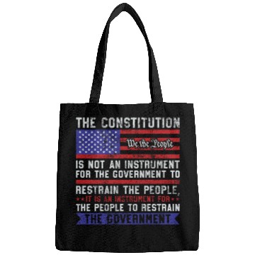 Discover The Constitution Is An Instrument US Patriotic Bags