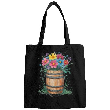 Discover "Rustic Blossom Barrel" Bags