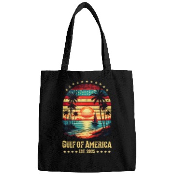 Discover Retro Golf Of USA America Est 2025 American Flag Bags