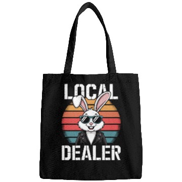 Discover Local Egg Dealer Easter Bunny Vintage Farmer Bags