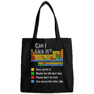 Discover Can I Lick It Periodic Table Teacher Student Bags