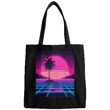 Discover Chasing Sunsets Synthwave Bags - Retro Neon Bags