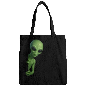 Discover Alien I saw that jesus meme Bags
