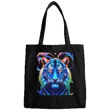 Discover Neon Jungle: Psychedelic Tiger Bags