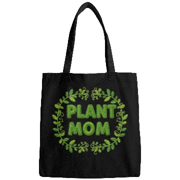 Discover Plant Mom Floral Wreath Design Bags
