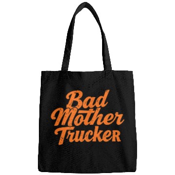 Discover pulp fiction-"Bad motherTrucker" Bags