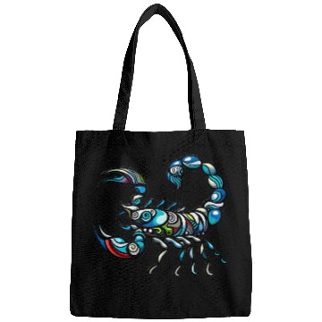 Discover psychedelic scorpion Bags