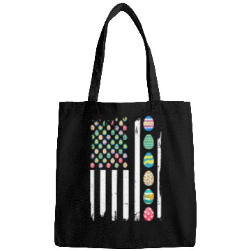 Discover USA Flag Easter Day Eggs Celebrate Patriotic Bags