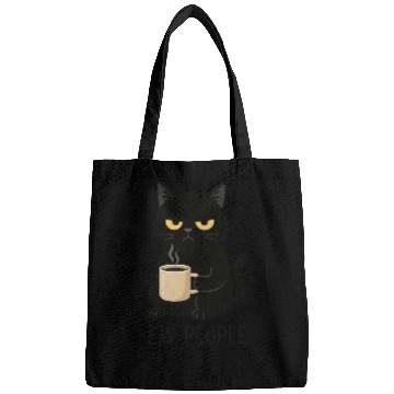 Discover Grumpy Black Cat Coffee Lover – "EW, PEOPLE" Bags