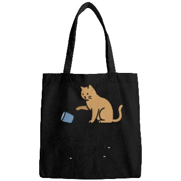Discover Schroedingers Cup cat funny quantum physics. Bags