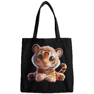 Discover Charming Baby Tiger Art Bags