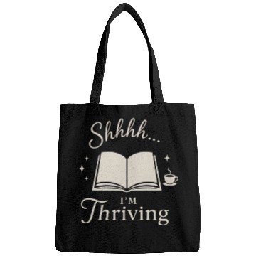 Discover Library Nerd Book Lover Introvert Quiet Life Bags