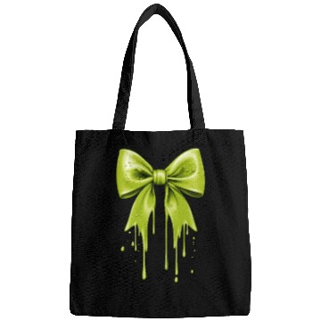 Discover Coquette Bow Green Slime Dripping Bags