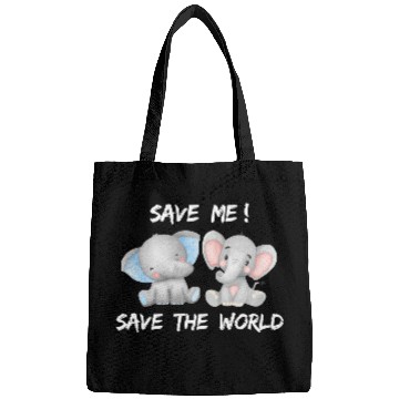 Discover World Elephant Day. Bags
