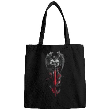 Discover Dark Fallen Angel with Crimson Sword Bags