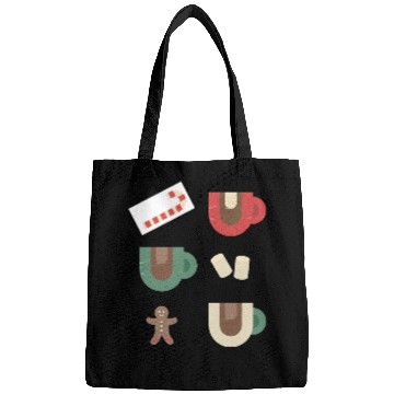 Discover Cute Retro Hot Cocoa Christmas Mug Design Bags