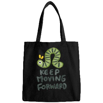 Discover Keep Moving Forwards | Cute Green Bug Bags
