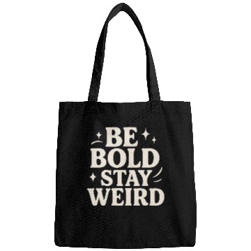 Discover Be Bold Typography Bags