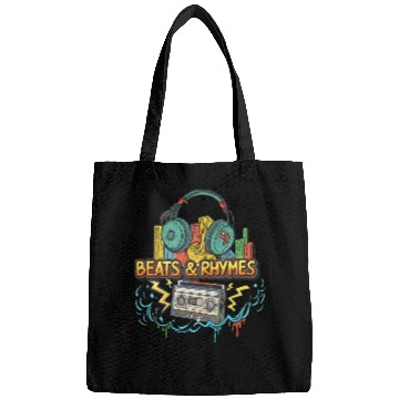 Discover Hip-Hop Beats & Rhymes Graffiti Bags