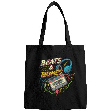 Discover Beats & Rhymes Graffiti Bags Hip-Hop Design