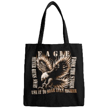 Discover The eagle in the storm Bags