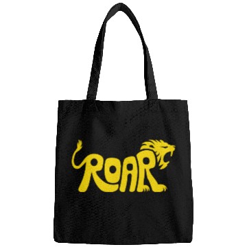 Discover Roar Bold Lion Typography for Strength and Bags
